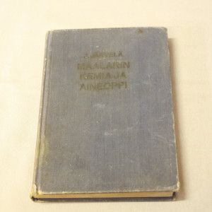 J.Järvelä Maalarin kemia ja aineoppi